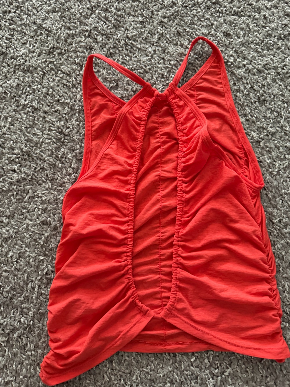 Free People Red Open-Back Racerback Tank - Picture 5 of 5